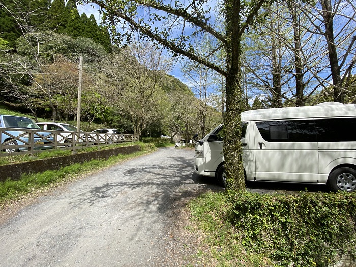 熊襲の穴の駐車場