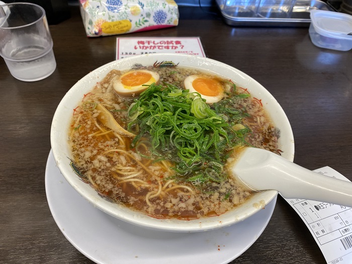 来来亭のラーメン