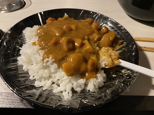 ボンカレーの晩御飯