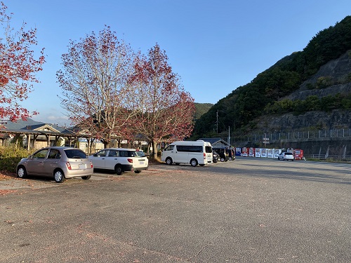 道の駅すくもの駐車場