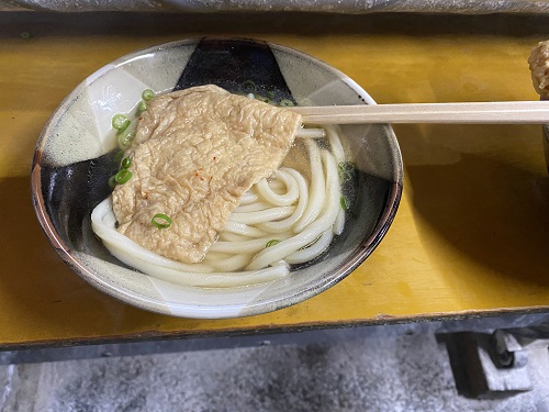 がもう名物お揚げ入りのうどん