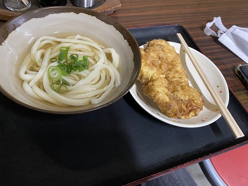 山内うどんととり天