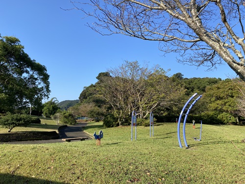 鹿島公園にある運動器具