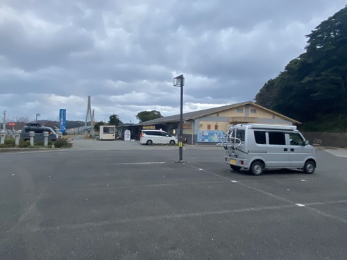 道の駅鷹ら島の駐車場