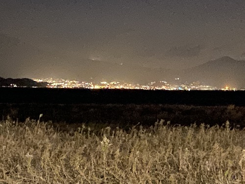 清水三保海浜公園から見える夜景