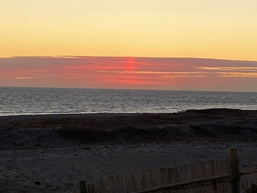 中田島砂丘の夕暮れ