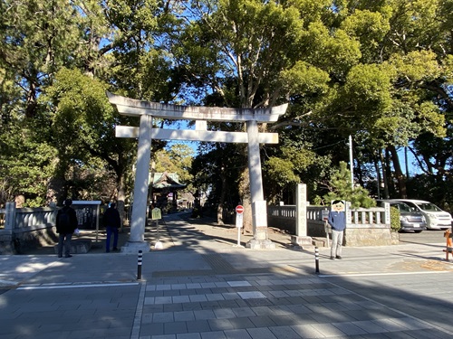 御穂神社の鳥居