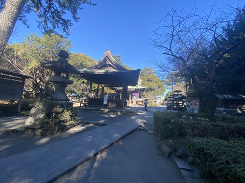 御穂神社の境内