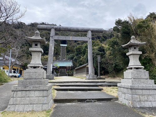 安房國一宮洲崎神社の入口