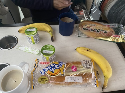 道の駅たまつくりで食べた朝食