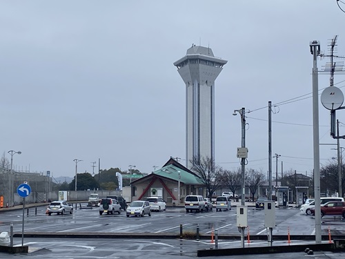 道の駅　たまつくりの駐車場