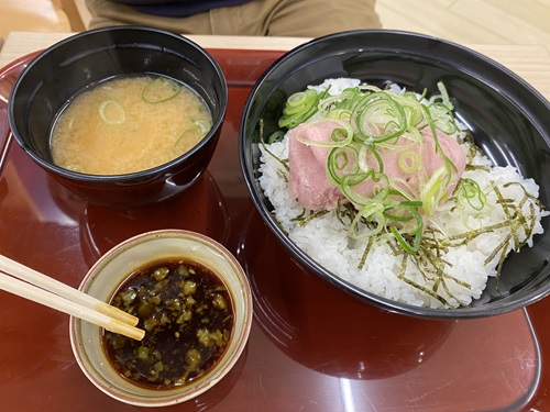 養老SAのネギトロ丼