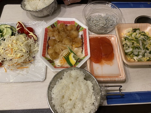 道の駅宇目の晩御飯