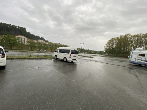 そよ風パーク駐車場と駐車位置