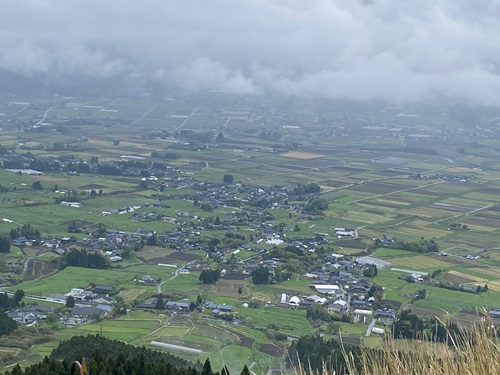 南阿蘇パノラマ展望台から見た風景