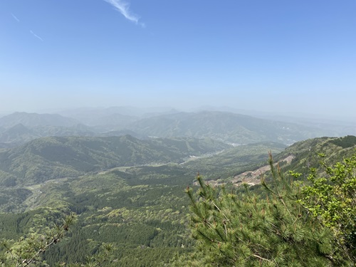 八面山の第二展望地から見える絶景