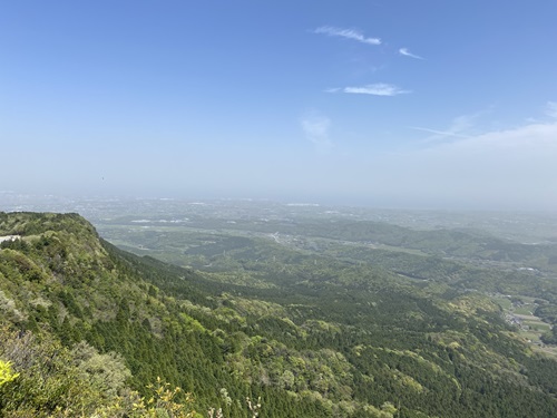 八面山の第四展望地から見える風景