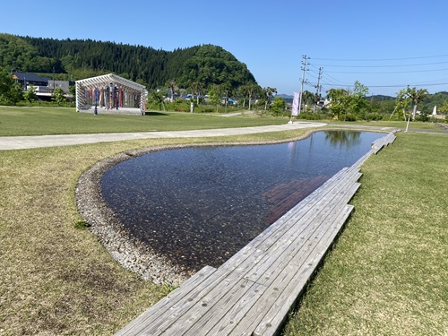 道の駅おおゆの温泉ジャブジャブ池