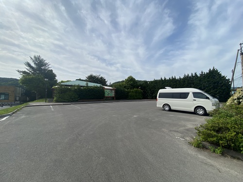 道の駅白神山地の普通車のみの駐車場