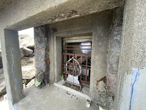 岩木山神社の奥の院の様子