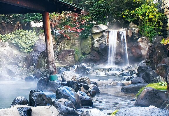 湯元龍泉の野天風呂