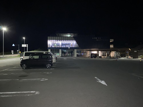 道の駅石狩の夜間駐車場