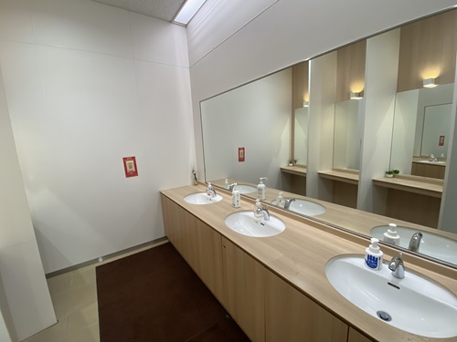 道の駅石狩のトイレの洗面台
