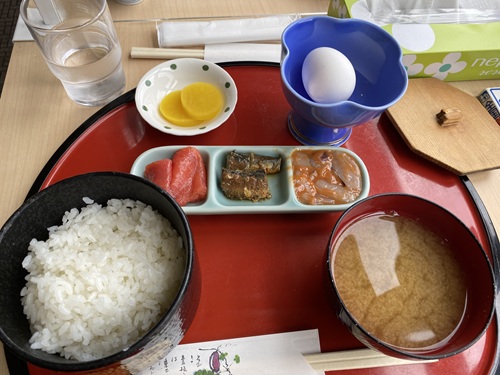 道の駅てしおでの昼食