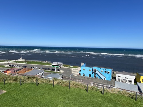 宗谷岬公園から見下ろす景色