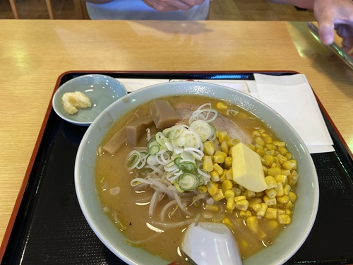 道の駅旭川の梅光軒のラーメン