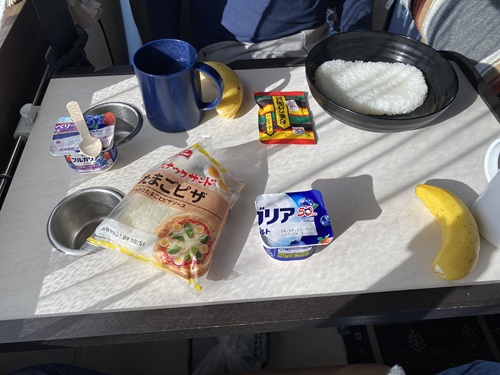 道の駅230ルスツで食べた朝食