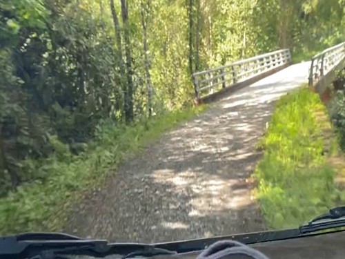 加須美峠から歌登に抜ける道