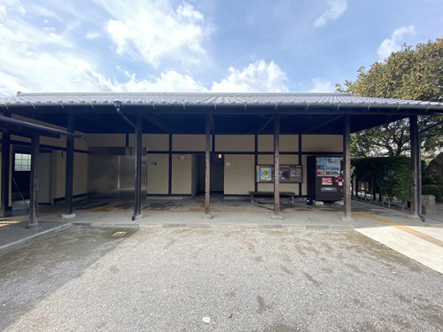 島原武家屋敷の無料休憩所にある公衆トイレ