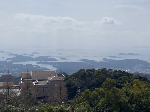 展望台から見える九十九島