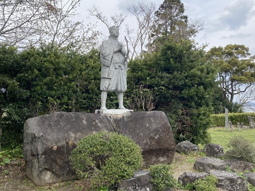 原城跡にある天草四郎像