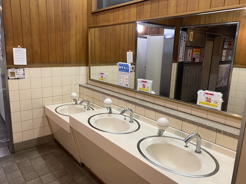 道の駅きつれがわのトイレ洗面台