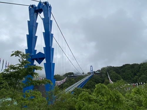 龍神大吊橋の遠景