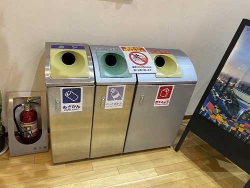 道の駅ならはのゴミ箱