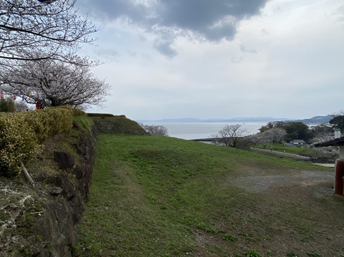 原城跡の天守台跡地