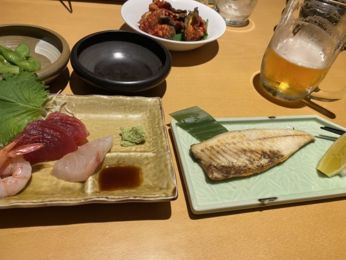 居酒屋典典の晩酌セット