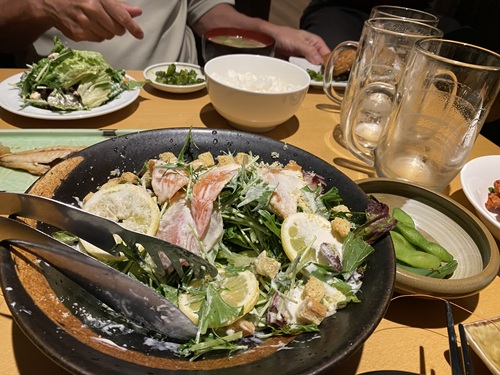居酒屋典典のサラダ