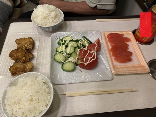 道の駅いわて北三陸での晩御飯