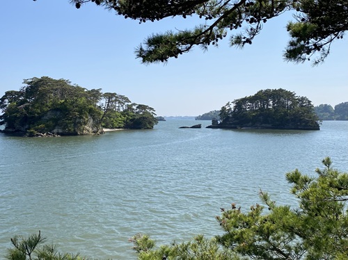 福浦島から見える松島湾