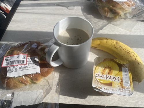 道の駅上品の郷の朝ごはん