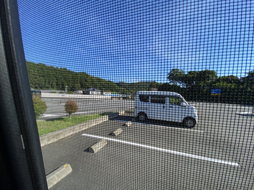 道の駅伊豆月ヶ瀬の朝
