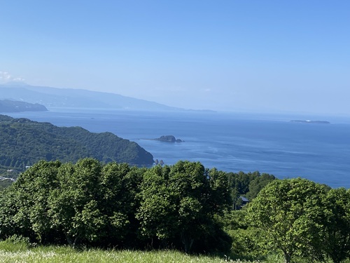 小室山山頂から見た風景
