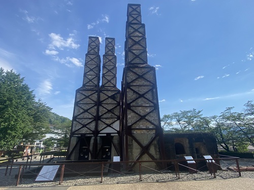 韮山反射炉の全体