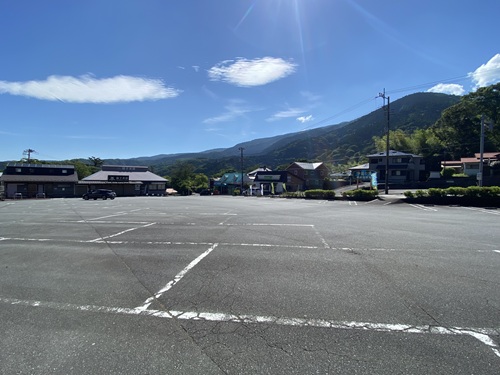 浄蓮の滝の駐車場