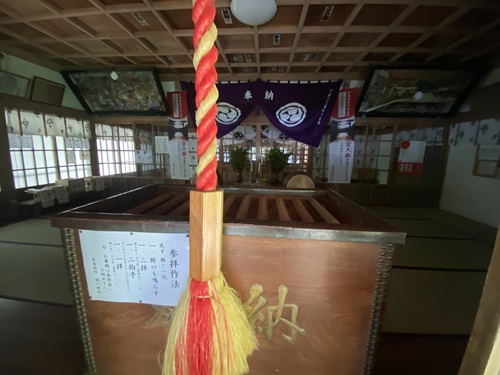 諸口神社の内部