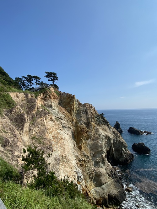 サンセットデッキから見る黄金崎